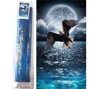 Norimpex - Puzzle Quadro diamant: Cacciatore notturno 80x40 cm - 1-39 Pezzi