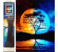 Norimpex - Puzzle Quadro Diamant: Collegamento notturno 30x40 cm - 1-39 Pezzi