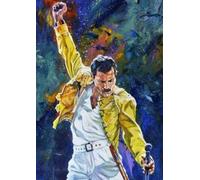 Norimpex - Puzzle Quadro Diamant: Freddie Mercury 30x40cm - 1-39 Pezzi