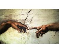 Norimpex - Puzzle Quadro Diamant: La creazione di Adamo (particolare) 30x40cm - 1-39 Pezzi