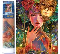 Norimpex - Puzzle Quadro Diamant: Maschera di Carnevale 30x40cm - 1-39 Pezzi