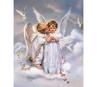 Norimpex - Puzzle Quadro diamante: Angeli 30x40cm - 1-39 Pezzi