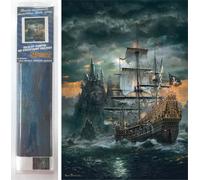 Norimpex - Puzzle Quadro diamante: Nave pirata 30x40cm - 1-39 Pezzi