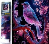 Norimpex - Puzzle Quadro diamante: Uccello notturno 30x40cm - 1-39 Pezzi