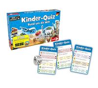 Noris 606011630 - Quiz per Bambini in Tutto Il Mondo, Il Divertimento della Famiglia per la casa o in Viaggio, per 1-6 Giocatori dai 6 Anni in su