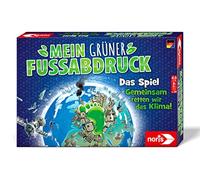 Noris 606012030 - My Green Footprint: The Game - Gioco da Tavolo con Carte Quiz sui cambiamenti climatici e la Protezione Ambientale, per Bambini da 8 Anni, 1-4 Giocatori