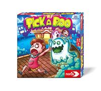 noris 606061903 Pick-a-Boo - L'emozionante gioco di reazione per bambini dai 5 anni in su, terrificante divertimento per 2-4 giocatori, giochi per bambini