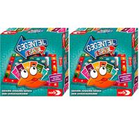 noris 606062080 - Gioco opposto (Gioco da Tavolo a Partire dai 10 Anni), combinabile con Il Gioco di Carte, Gioco di concentrazione Pazzo per Bambini e Adulti per 3-6 Giocatori (Confezione da 2)