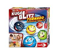 Noris- Animali Kugelblitz Tornado Bambini a Partire dai 5 Anni - Gioco di Reazione Ricco di Azione per Tutta la Famiglia - per 2 - 4 Giocatori, Colore Nero, Small, 606064680