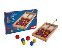 Noris 606101941 Deluxe - Dischi Mikado per bambini dai 6 anni in su, con materiale da gioco in legno colorato