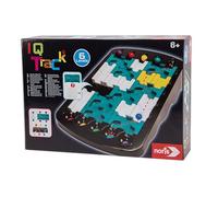 Noris 606134747 - Gioco di logica IQ Track (gioco di logica a partire dai 6 anni), raffinata sfida per 1 persona con 6 livelli di difficoltà, incluse soluzioni, gioco di pensiero per bambini e adulti
