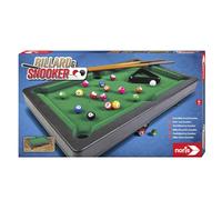 Noris 606167704 Pool Billiard & Snooker, includes 2 cues, 16 billiards and 17 sn