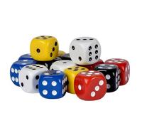 Noris - Dadi in plastica Colorati, 15