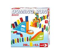noris Domino Run Basic 606065646 - Set di 200 tessere domino e una rampa per un parkour, a partire da 3 anni