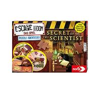 noris-Escape Room Secret of the Scientist avventure-Famiglie e gioco di società per gli appassionati di puzzle, 3 casi, dai 14 anni in su, 606101966