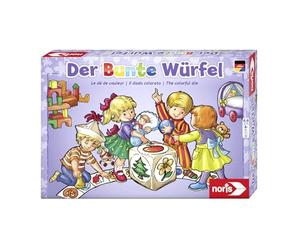 Noris Spiele 606011289 - Gioco da tavola Il Dado colorato, 4+ Anni