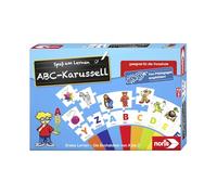 Noris Spiele 606076151 - ABC Karusell (Giostra dell'ABC), Gioco per Bambini [Lingua Tedesca]