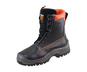 NoRisk Stivali antitaglio, nero/arancione, 40 EU