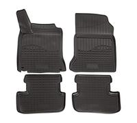 Norm Liners | 3D Tappeti Tappetini Auto In TPE Gomma Su Misura Per GLA X156 2013-2019, Kit di 4 Pezzi, Inodore, Nero, Antiscivolo