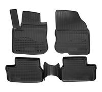 NORM Liners | NORM 3D Tappeti Tappetini Auto In TPE Gomma Su Misura Per 2008 2013-2018, Kit di 4 Pezzi, Inodore, Nero, Antiscivolo