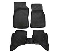 NORM Liners | NORM 3D Tappeti Tappetini Auto In TPE Gomma Su Misura Per BT 2006-2012, Kit di 4 pezzi, Inodore, Nero, Antiscivolo