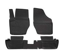 NORM Liners | NORM 3D Tappeti Tappetini Auto In TPE Gomma Su Misura Per C4 2010-2018, Kit di 4 Pezzi, Inodore, Nero, Antiscivolo