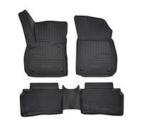 NORM Liners | NORM 3D Tappeti Tappetini Auto In TPE Gomma Su Misura Per Insignia B dal 2017, Kit di 4 Pezzi, Inodore, Nero, Antiscivolo