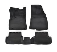 NORM Liners | NORM 3D Tappeti Tappetini Auto In TPE Gomma Su Misura Per Sandero 3 dal 2020, Kit di 4 pezzi, Inodore, Nero, Antiscivolo