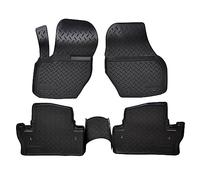 NORM Liners | NORM 3D Tappeti Tappetini Auto In TPE Gomma Su Misura Per Volvo S60 2010-2018, Kit di 4 pezzi, Inodore, Nero, Antiscivolo