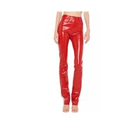 Norma Kamali - High Waisted Flared Pantaloni - - Trousers - Donna - Rosso - M