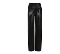 Norma Kamali - Pantaloni neri con poliestere e spandex - - Trousers - Donna - Nero - S