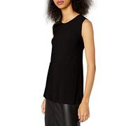 Norma Kamali Top da donna senza maniche, nero, S