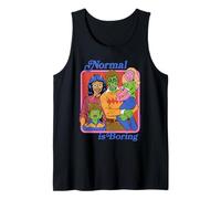 Normal is Boring Monsters Sarcastic Retro Funny Adult Humor Canotta