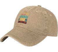 Normale Berretto da Baseball Don't Mess with The Sound Guy Cappello Piatto Casuale Trucker Cappellino per Tennis Adulto All'Aperto