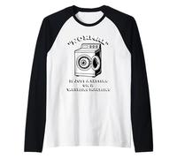 Normale è un'impostazione su una lavatrice Cool Weird Eyeball Maglia con Maniche Raglan