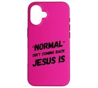 Normale non torna, ma Gesù è Cristo fede cristiana Custodia per iPhone 16