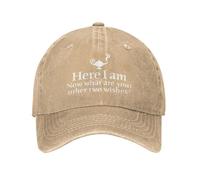 Normale Visiera Baseball Here I Am What Are Your Other 2 Wishes Cappellini Casuali Classic Baseball Cappelli per Tennis Unisex Esterna