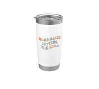 Normalizza colpire il marciapiede Gen Z Meme Scherzo divertente Driver cattivo Bicchiere termico in acciaio inox doppia parete