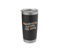 Normalizza colpire il marciapiede Gen Z Meme Scherzo divertente Driver cattivo Bicchiere termico in acciaio inox doppia parete