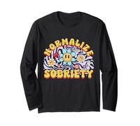 Normalizza la sobrietà Clean Sobriety Regalo di recupero 12 Passi Addict Maglia a Manica
