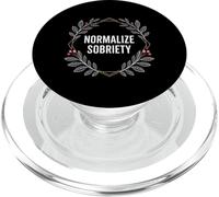 Normalizza la sobrietà Detto divertente Vita sobria PopSockets PopGrip per MagSafe
