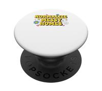 Normalizza le case disordinate Retro Groovy Chaos Vibes PopSockets PopGrip Adesivo
