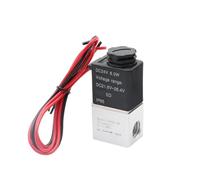 Normally Closed 1/4" Solenoid Valve DC 12V 24V Pneumatic Position Coil Alloy Internal Electric AC 110V 220V For Air Water Oil(Wire-PC 4mm Fitting,DC12V)