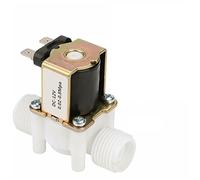 Normalmente aperto 1/2quot; Elettrovalvola Ingresso Acqua DC12V DC24V Interruttore di Controllo della Pressione Valvola Magnetica in Plastica 0.02-0.8MPa 65mm Lunghezza 1 Pz(DC24V-NORMALLY CLOSED)