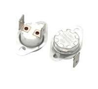 Normalmente aperto KSD302 16A 250V 40-180 gradi Ceramica KSD301 Chiuso Termostato interruttore di temperatura 45 55 60 65 70 75 80 85(1PCS Bend feet,Normal Close,92C)