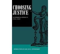 Norman Frohlich Joe A. Oppenheimer Choosing Justice (Tascabile)