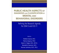 Norman Sartoriu Public Health Aspects of Diagnosis and Classificatio (Tascabile)
