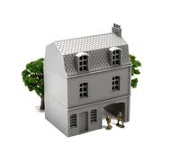Normandia Riga Cottage TS12 - French Città V4 - 3D Stampato Miniatura Wargaming