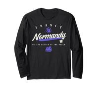 Normandia - T-shirt da spiaggia Francia Maglia a Manica