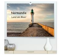 Normandie - Land am Meer (hochwertiger Premium Wandkalender 2026 DIN A2 quer), Kunstdruck in Hochglanz: Das Meer prägt in vielfältiger Weise die Landschaft der Normandie.